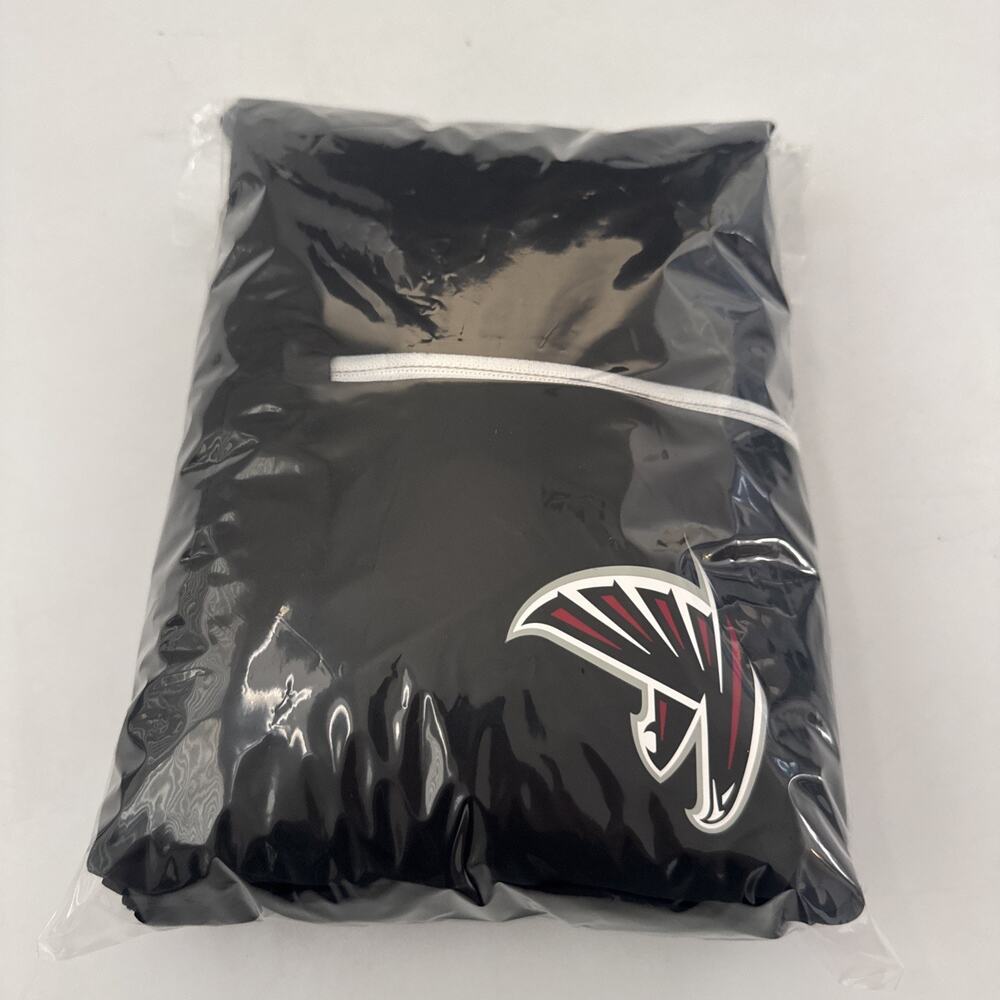 Atlanta Falcons Jacket Men Black Nike Dri Fit Windbreaker 1/4 Zip Pullover Small - Picture 11 of 11